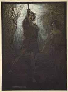 Siegmund il Walsung ti vede! Come dono nuziale ti porta la sua spada, illustrazione da 